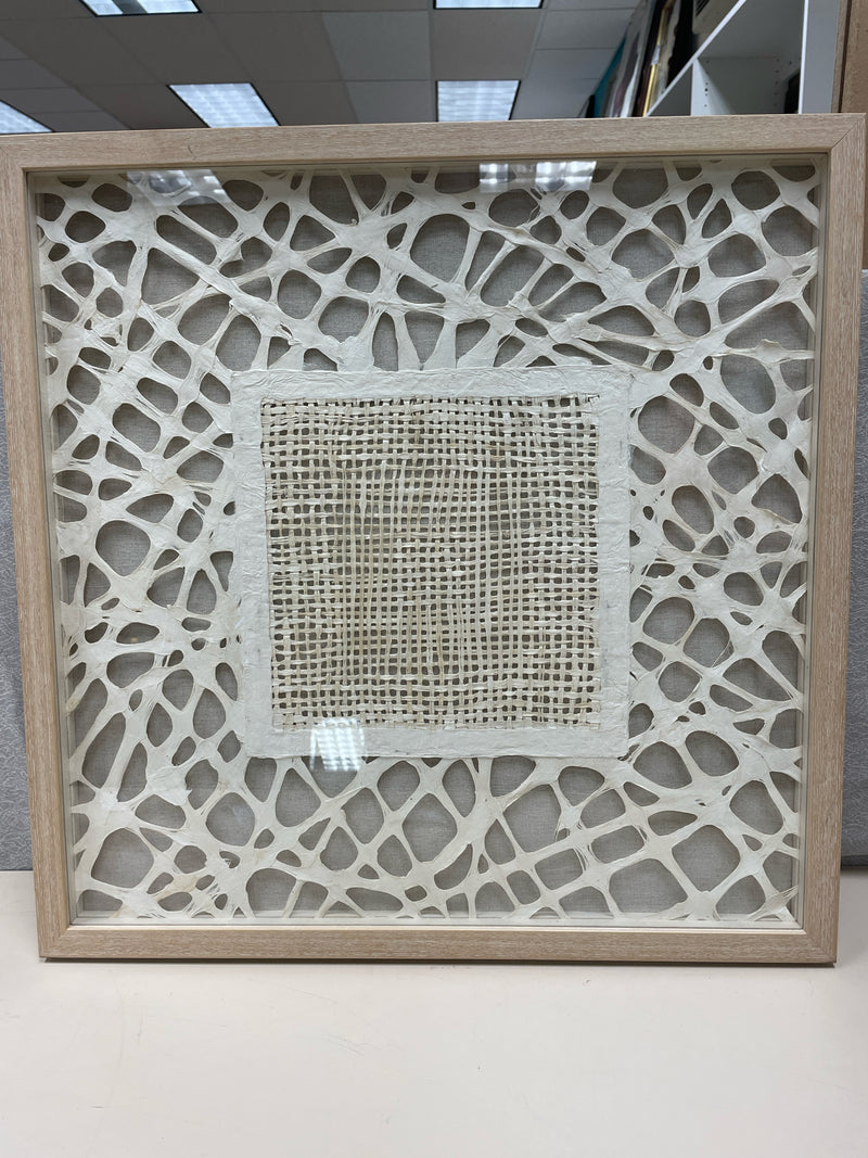 CREAM FRAME HONEYCOMB PIC