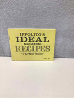 "MACARONI RECIPES" BOOK