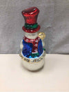 MERCURY GLASS SNOWMAN