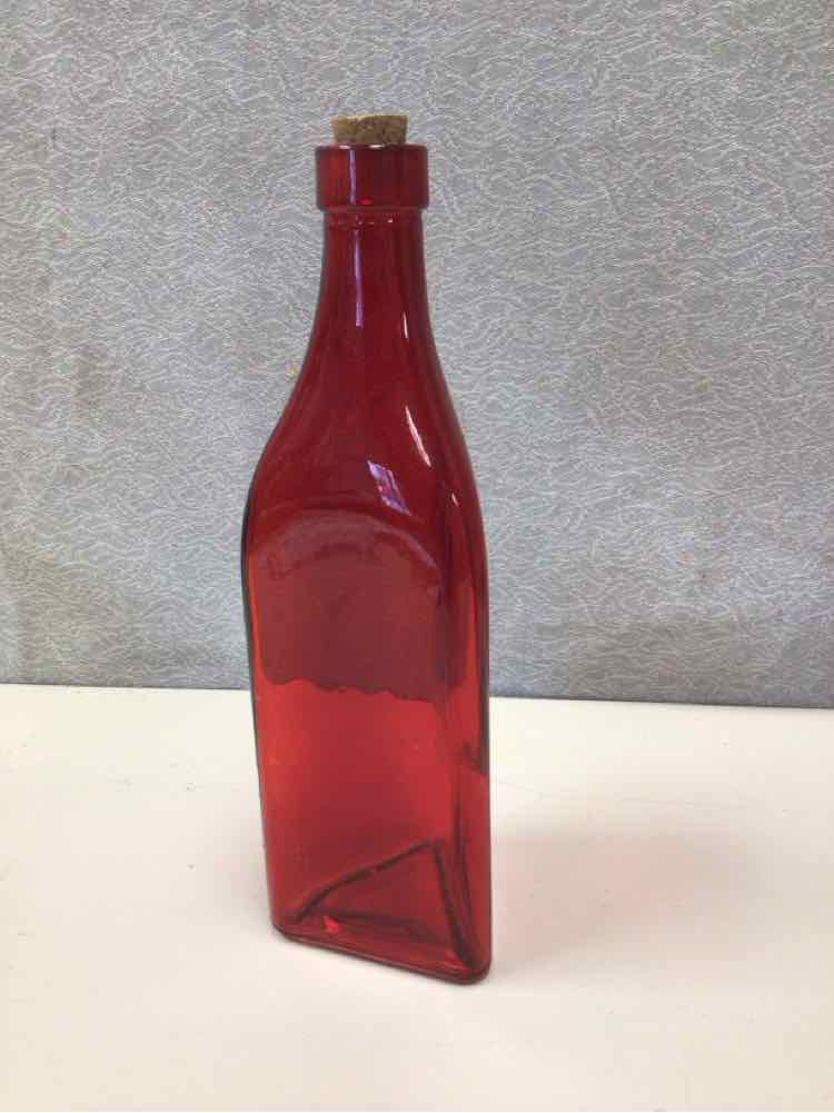 RED TRIANGLE BOTTLE