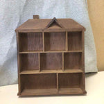SMALL VINTAGE WOOD DISPLAY SHELF