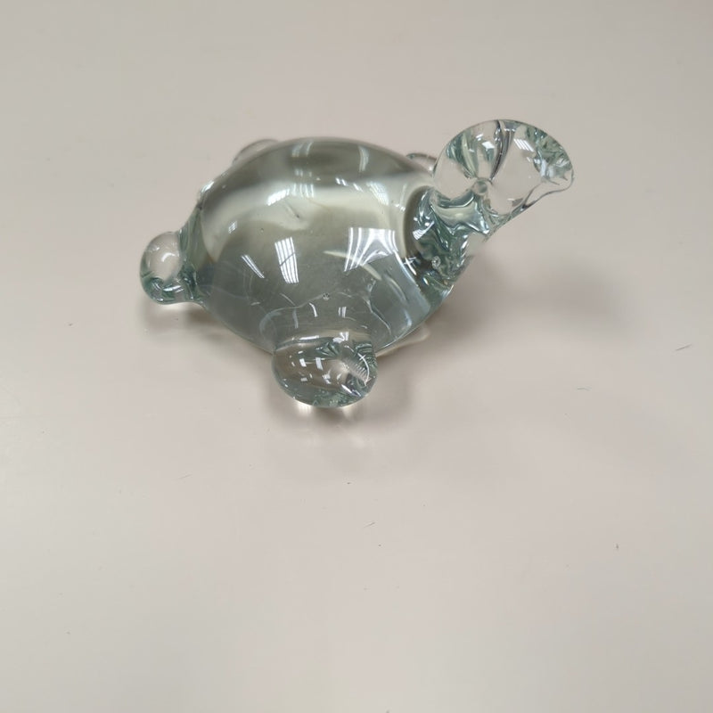 CLEAR GLASS TURTLE