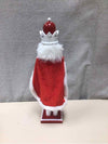 KING RED/WHITE NUTCRACKER