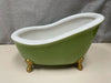 GREEN CERAMIC BATHTUB