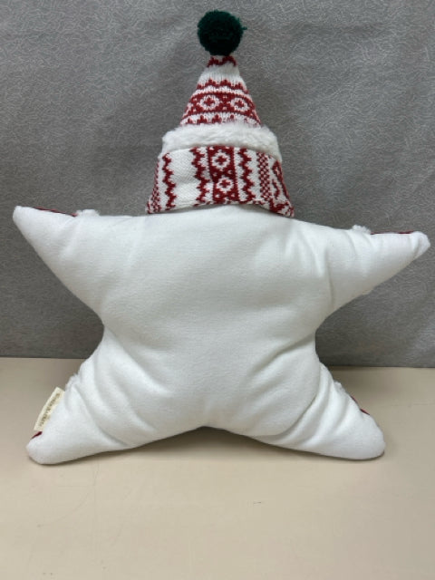 STAR SNOWMAN PILLOW