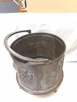 COPPER FOOTED BUCKET W/HANDLE