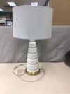 GOLD/WHITE TABLE LAMP