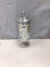 TALL MERCURY GLASS JAR