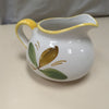 YELLOW RIM ITALIAN PITCHER