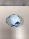 3 SMALL BLUE/WHITE RICE BOWLS