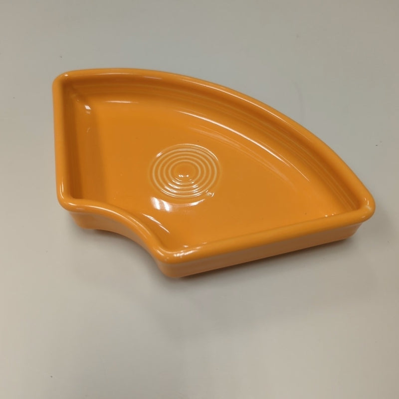 ORANGE CURVED FIESTA DIP BOWL