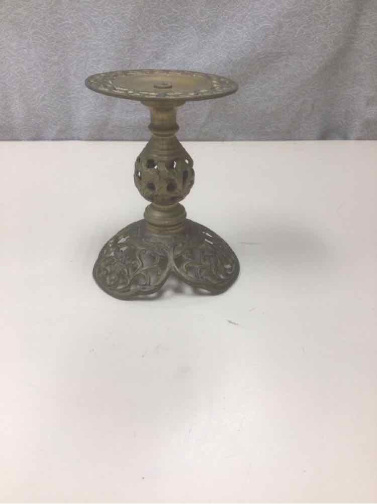 VINTAGE BRASS CANDLE HOLDER