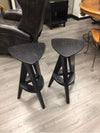 BLACK TWIST COUNTER STOOLS