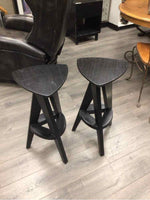 BLACK TWIST COUNTER STOOLS
