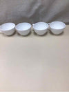 4 WHITE CAPPUCCINO MUGS