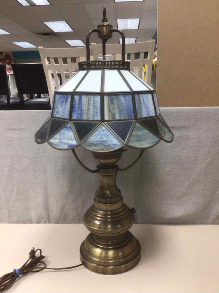TIFFANY STYLE BRONZE BASE