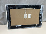 WHITE FRAMED MIRROR