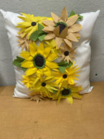 SUNFLOWER THEME PILLOW