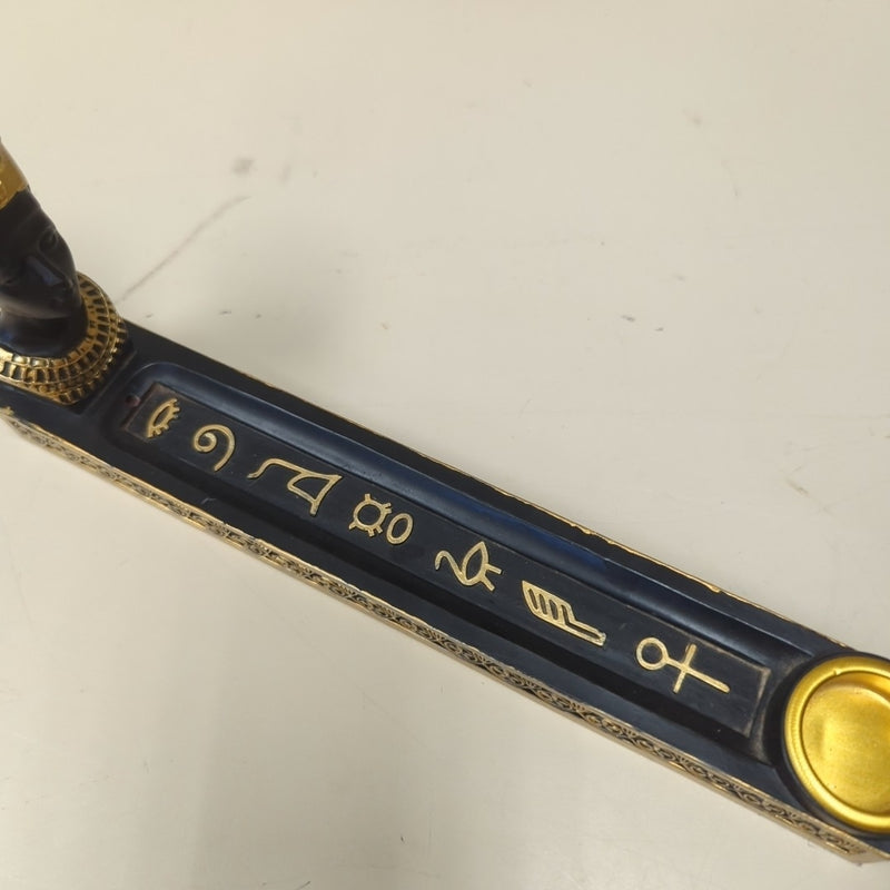 BLACK/GOLD EGYPTIAN INCENSE BURNER