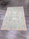 GREEN/BROWN GEOMETRIC PATTERNS RUG