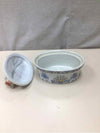 ASIAN THEME GOLDFISH LIDDED DISH