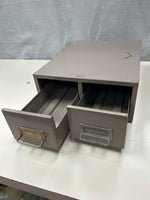 VINTAGE INDEX FILING CABINET