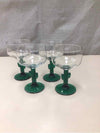 4 CACTUS WINE GLASSES