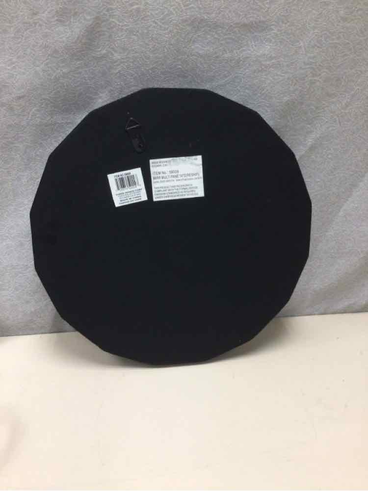 ROUND TILED WALL MIRROR