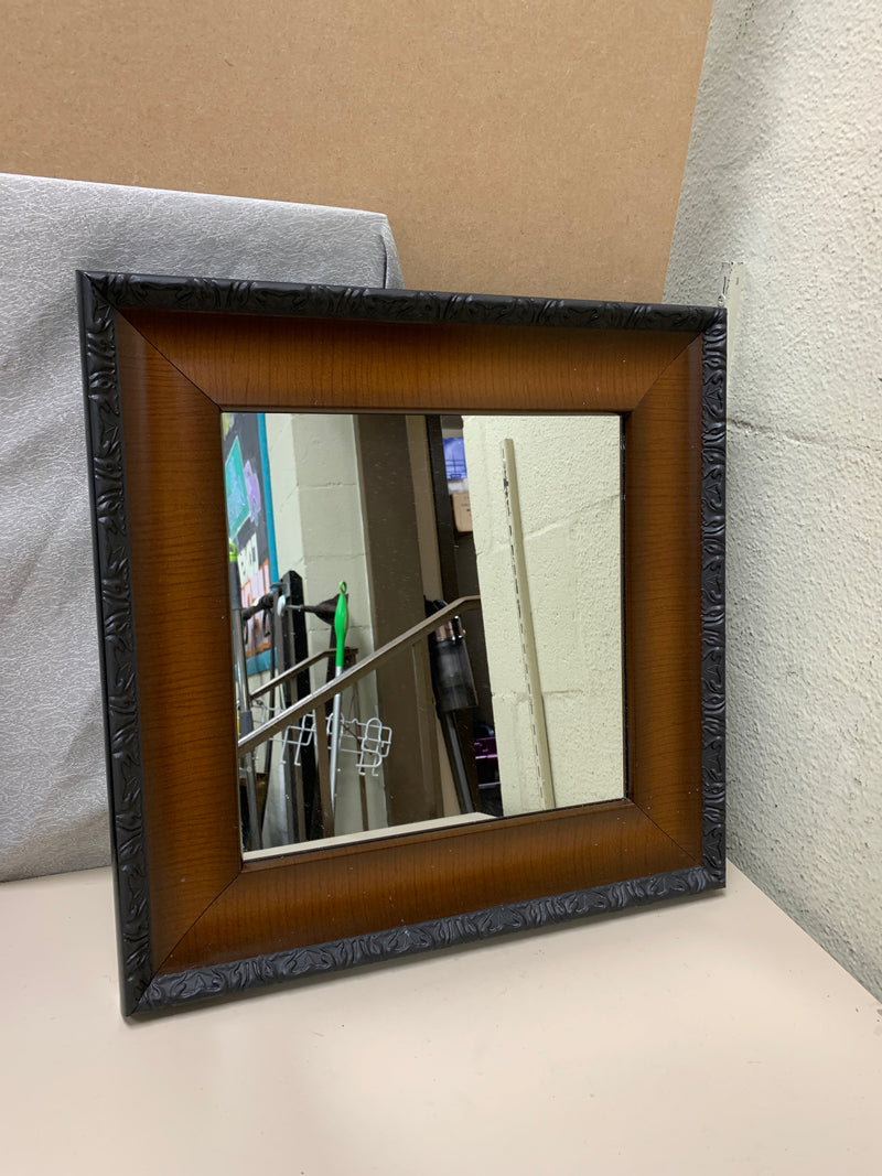 BROWN BLACK FRAME MIRROR