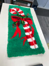 CANDY CANE HANGING STITCHED
