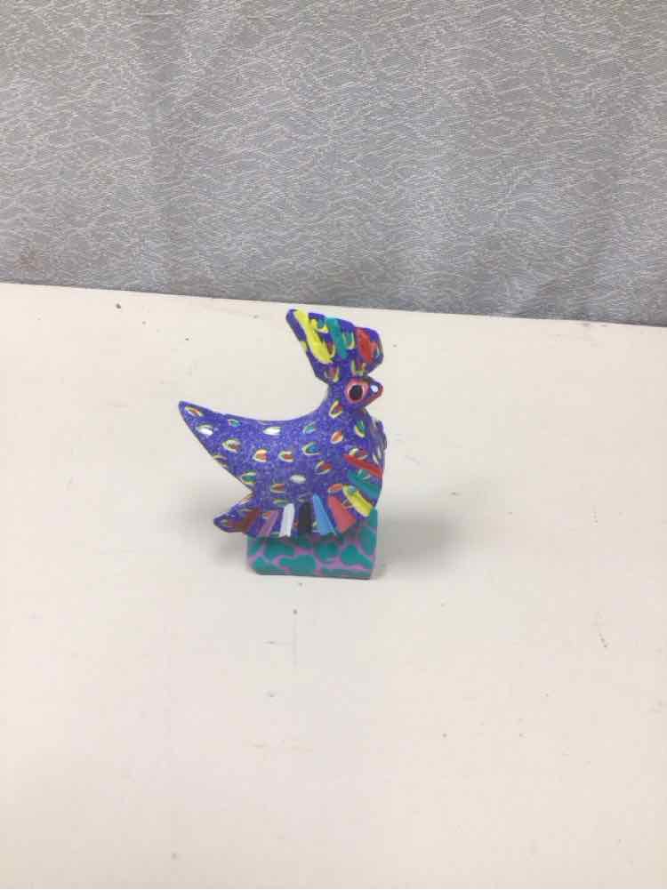 MINI WOOD PAINTED CHICKEN