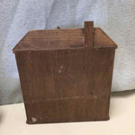 SMALL VINTAGE WOOD DISPLAY SHELF