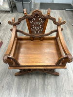 VINTAGE HOWDAH ELEPHANT CHAIR