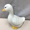 WHITE CERAMIC GOOSE FIGURE