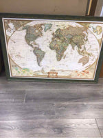 NATGEO FRAMED WORLD MAP
