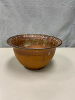 HAND MADE EARTH TONES POTTERY BOWL