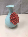 BLUE FLORAL VASE