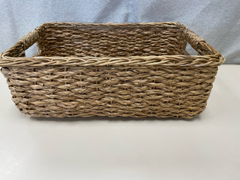 TAN WEAVE BASKET HANDLES