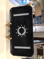 BLACK/WHITE SERVING TRAY