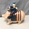 DRUMMER ON PIG W/FLAG