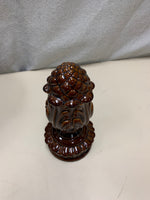 BROWN CERAMIC FINIAL