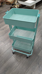 TEAL 3-TIER CART
