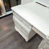 WHITE DESK W/HUTCH & CHAIR
