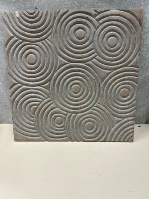CIRCLE PATTERN WOOD TILE