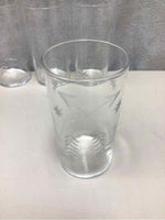 4 ARROW + STAR ETCHED CUPS