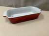 SMALL RED SERVING DISH