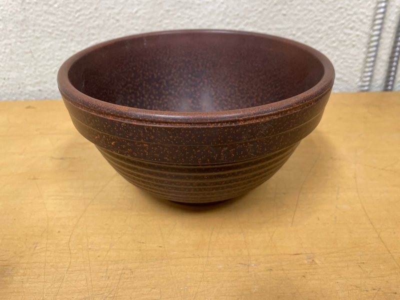 BROWN CERAMIC BOWL