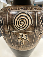 BROWN SOUTHWEST STYLE LAMP