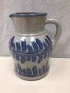 GRAY/BLUE FLORAL PITCHER
