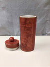 TALL RED LIDDED CONTAINER